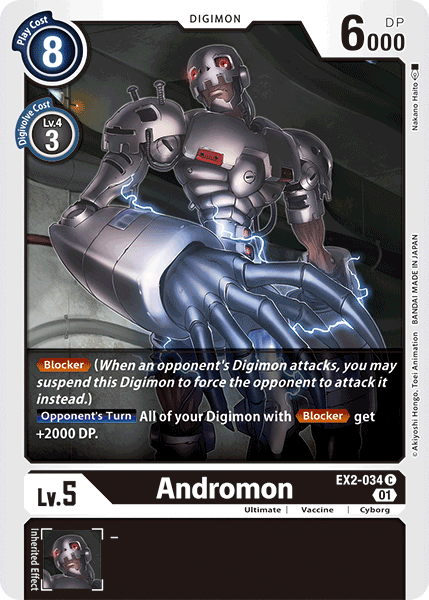 Andromon [EX2-034] [Digital Hazard] | Mindsight Gaming