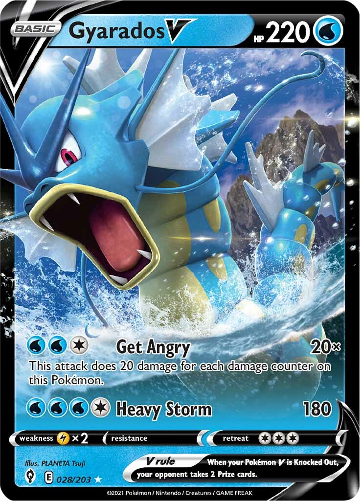 Gyarados V (028/203) [Sword & Shield: Evolving Skies] | Mindsight Gaming