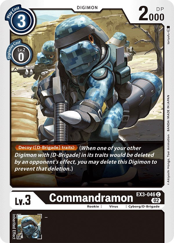 Commandramon [EX3-046] [Draconic Roar] | Mindsight Gaming