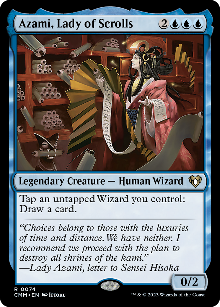 Azami, Lady of Scrolls [Commander Masters] | Mindsight Gaming