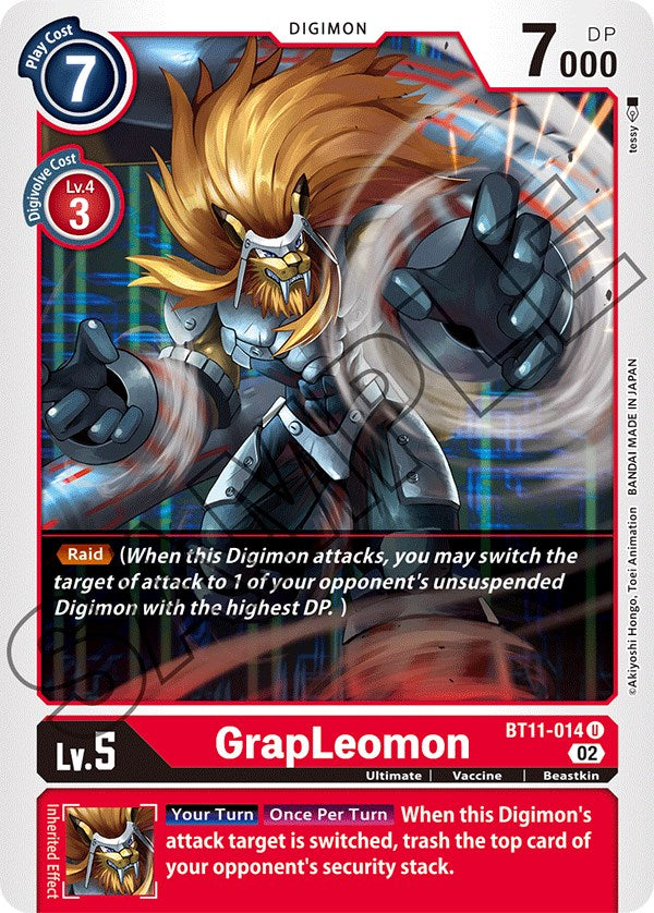 GrapLeomon [BT11-014] [Dimensional Phase] | Mindsight Gaming