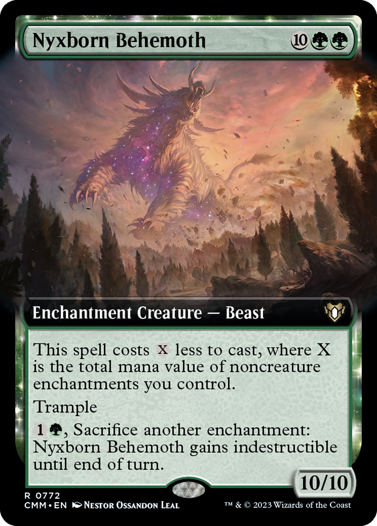 Nyxborn Behemoth (Extended Art) [Commander Masters] | Mindsight Gaming