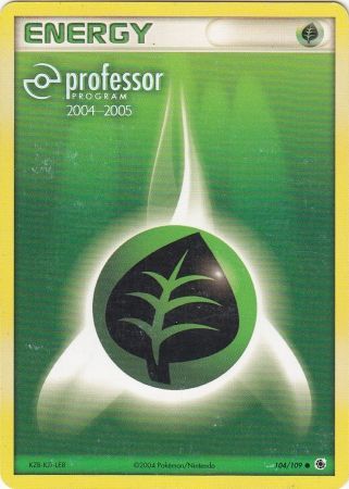 Grass Energy (104/109) (2004 2005) [Professor Program Promos] | Mindsight Gaming