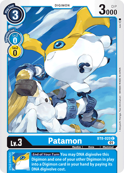 Patamon [BT8-020] [New Awakening] | Mindsight Gaming