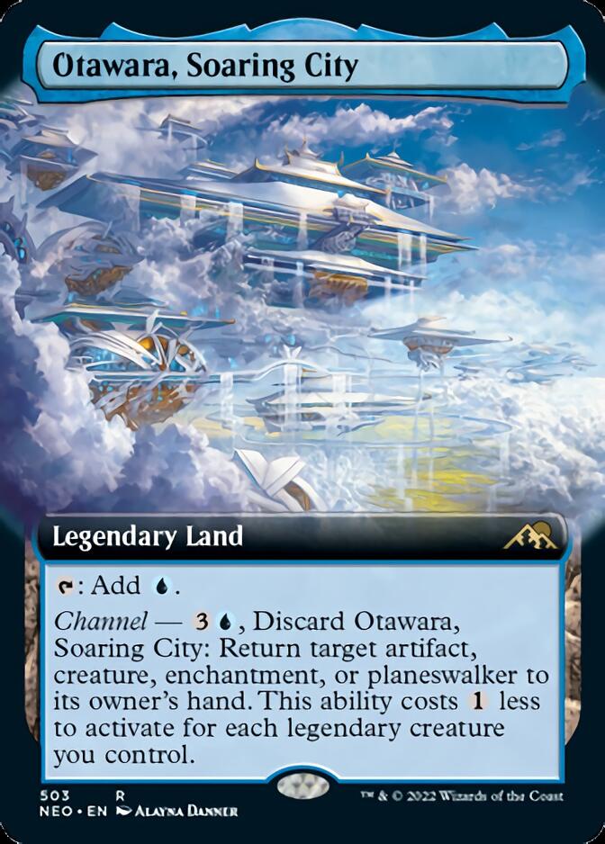 Otawara, Soaring City (Extended Art) [Kamigawa: Neon Dynasty] | Mindsight Gaming