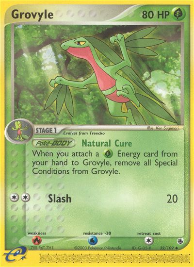 Grovyle (32/109) [EX: Ruby & Sapphire] | Mindsight Gaming