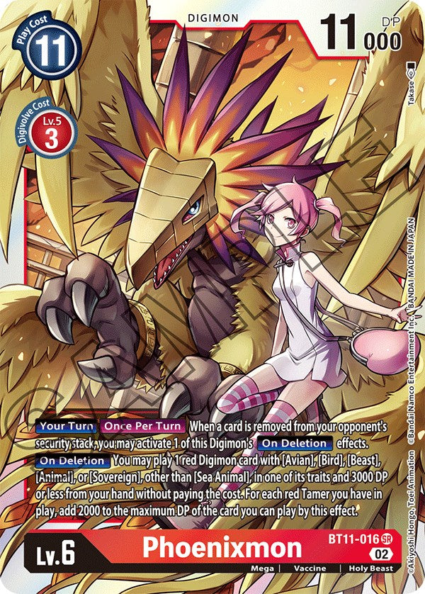 Phoenixmon [BT11-016] [Dimensional Phase] | Mindsight Gaming