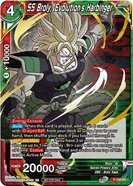 SS Broly, Evolution's Harbinger (P-336) [Tournament Promotion Cards] | Mindsight Gaming