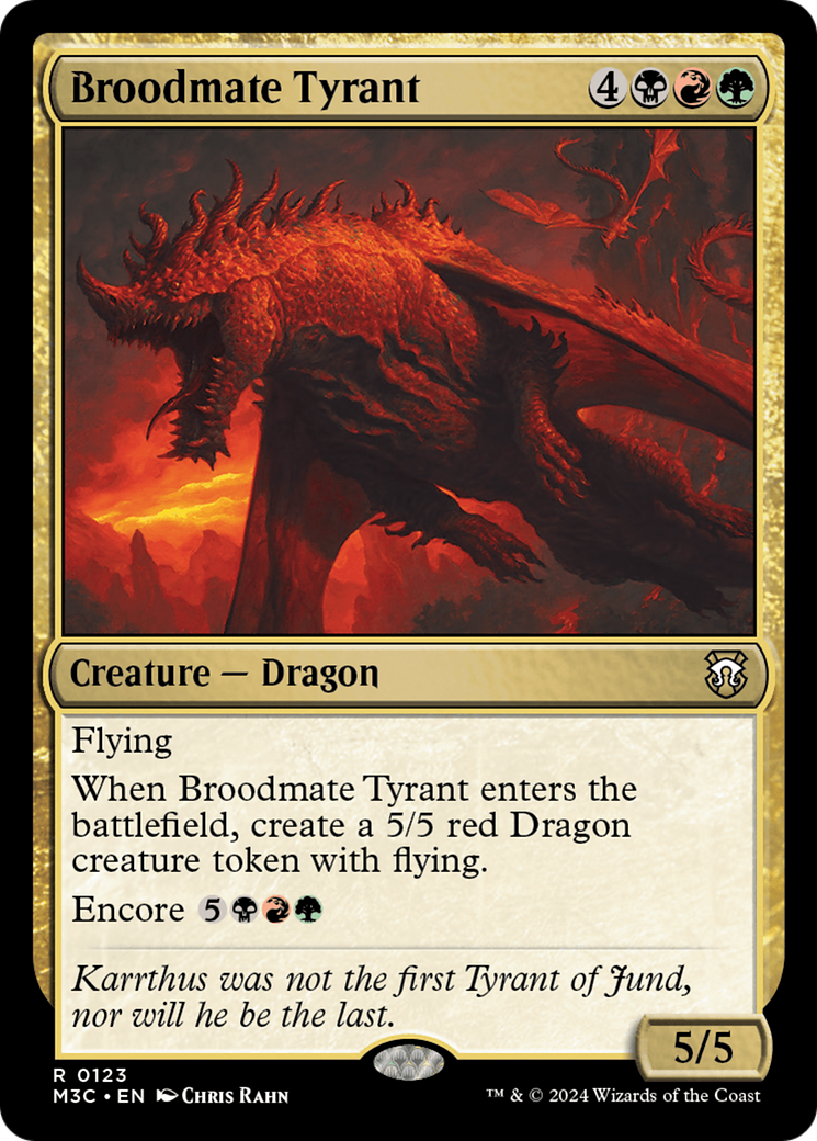 Broodmate Tyrant [Modern Horizons 3 Commander] | Mindsight Gaming