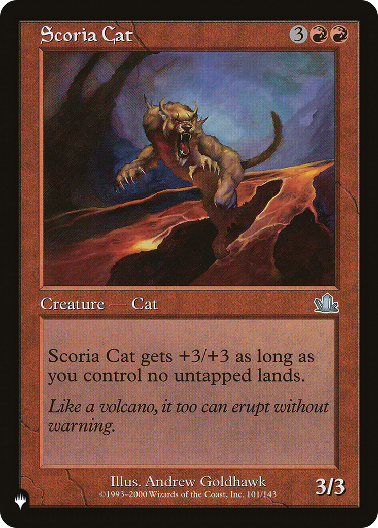 Scoria Cat [The List Reprints] | Mindsight Gaming