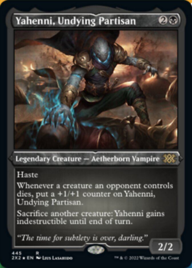 Yahenni, Undying Partisan (Foil Etched) [Double Masters 2022] | Mindsight Gaming