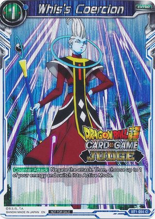 Whis's Coercion (BT1-055) [Judge Promotion Cards] | Mindsight Gaming