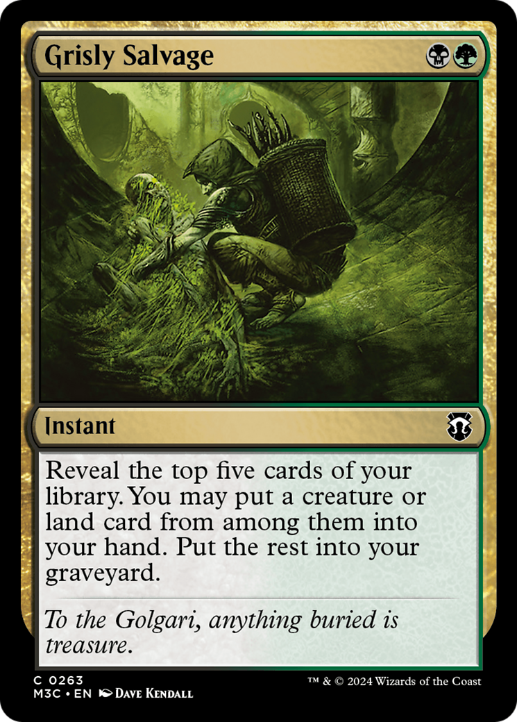 Grisly Salvage [Modern Horizons 3 Commander] | Mindsight Gaming