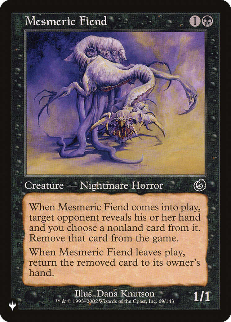 Mesmeric Fiend [The List Reprints] | Mindsight Gaming