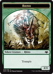 Rhino (013) // Spirit (016) Double-Sided Token [Modern Horizons Tokens] | Mindsight Gaming