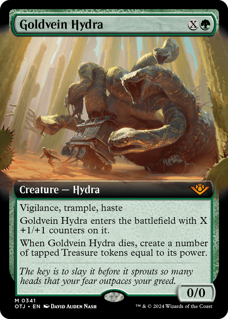 Goldvein Hydra (Extended Art) [Outlaws of Thunder Junction] | Mindsight Gaming