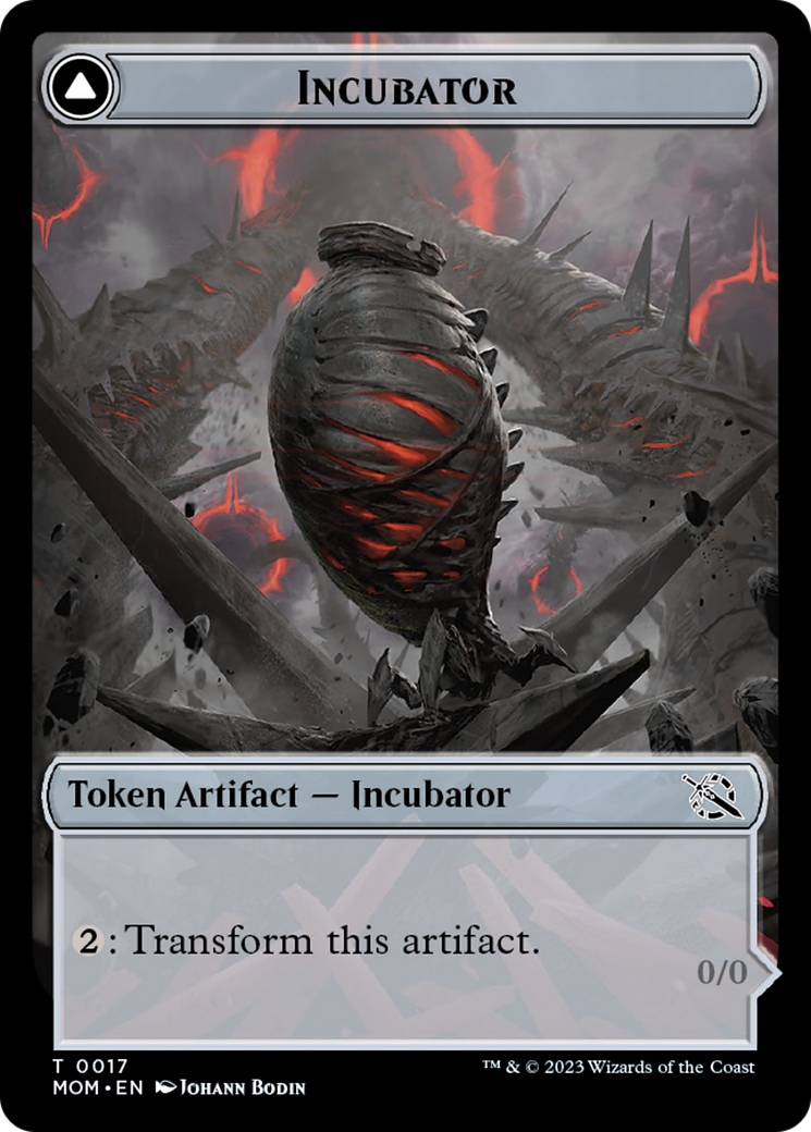 Incubator // Phyrexian (17) Double-Sided Token [March of the Machine Tokens] | Mindsight Gaming