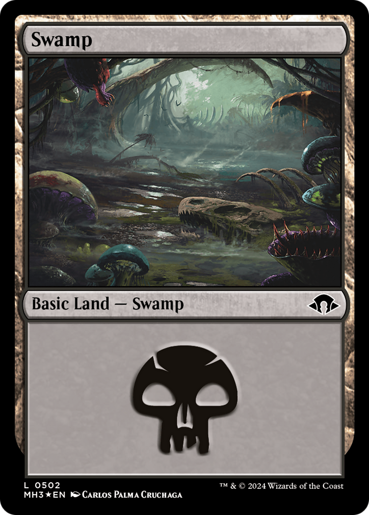 Swamp (0502) (Ripple Foil) [Modern Horizons 3] | Mindsight Gaming