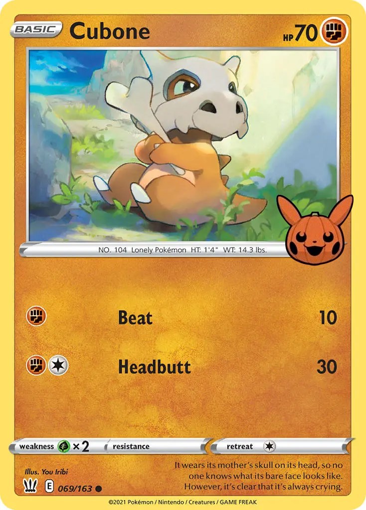 Cubone (069/163) [Trick or Trade] | Mindsight Gaming