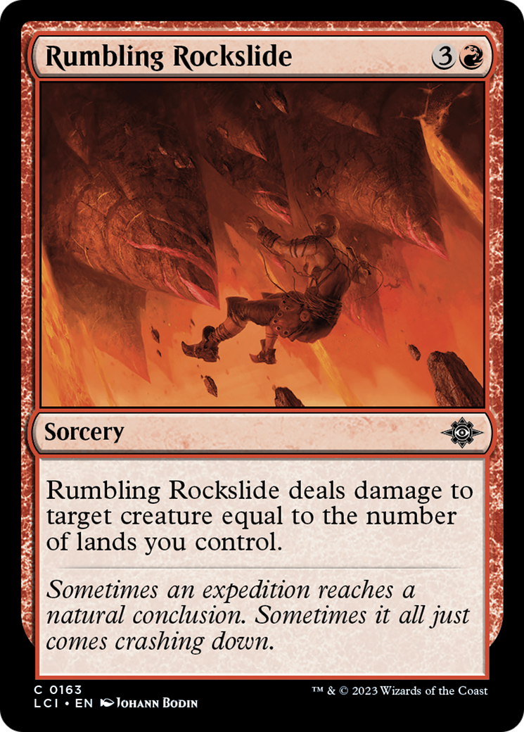 Rumbling Rockslide [The Lost Caverns of Ixalan] | Mindsight Gaming