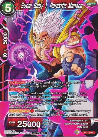 Super Baby 1, Parasitic Menace (Power Booster) (P-112) [Promotion Cards] | Mindsight Gaming