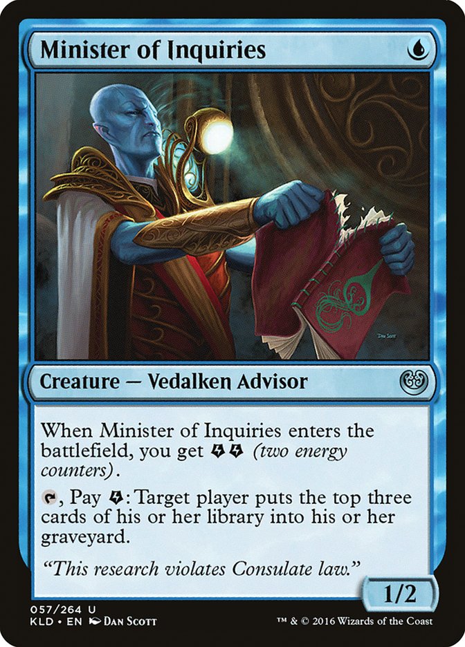 Minister of Inquiries [Kaladesh] | Mindsight Gaming