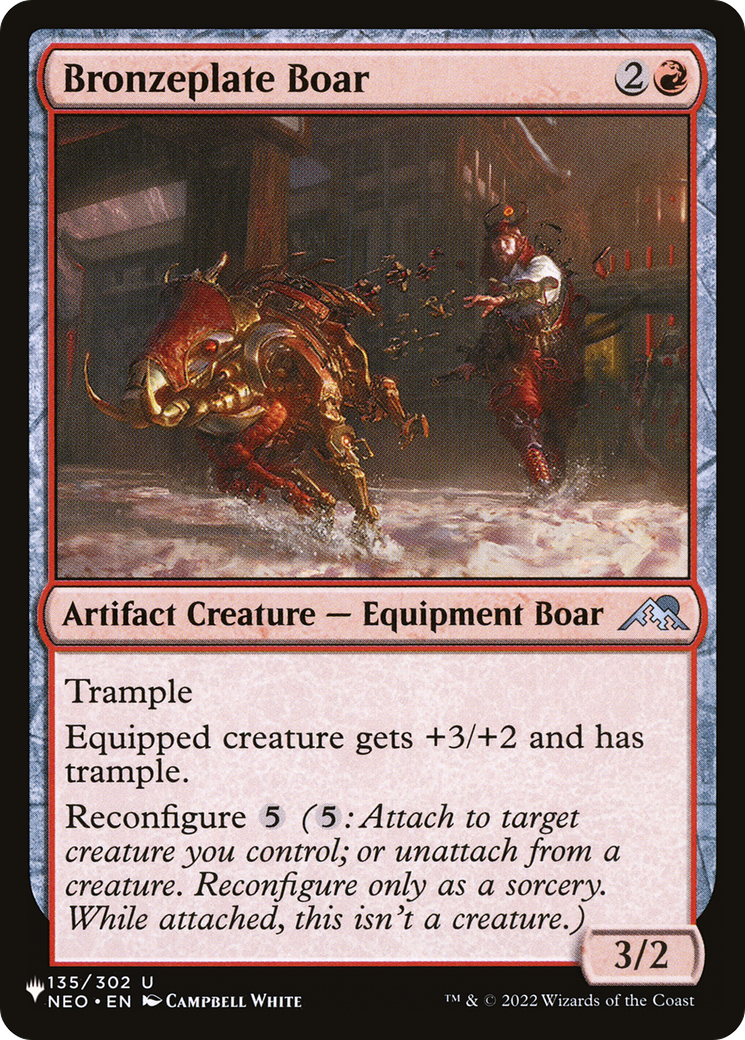 Bronzeplate Boar [The List] | Mindsight Gaming