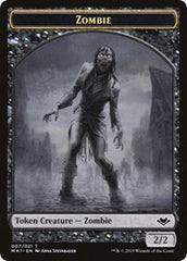 Zombie // Golem Double-Sided Token [Modern Horizons Tokens] | Mindsight Gaming