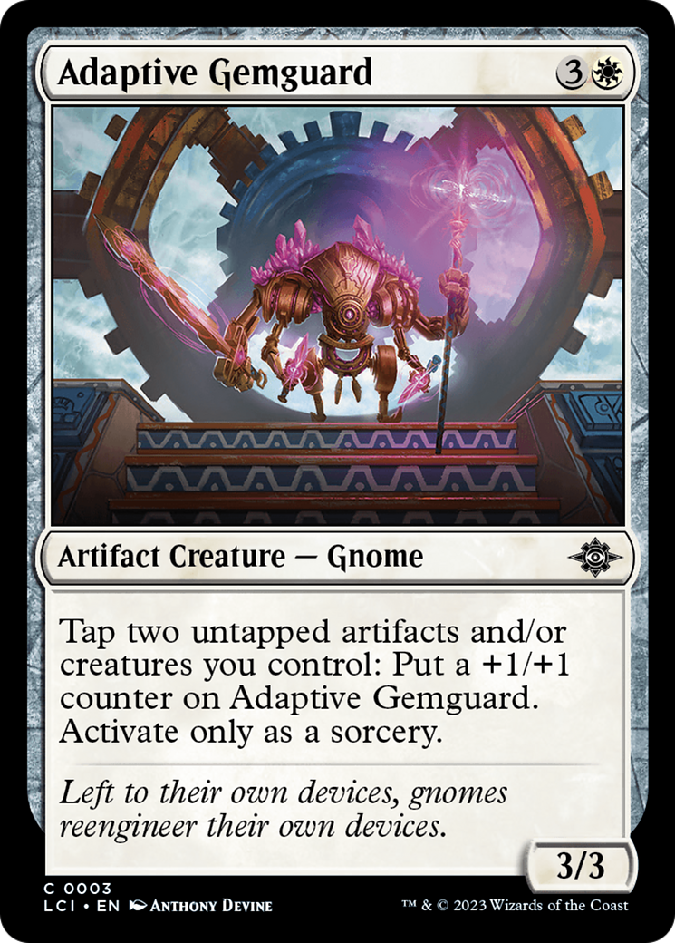 Adaptive Gemguard [The Lost Caverns of Ixalan] | Mindsight Gaming