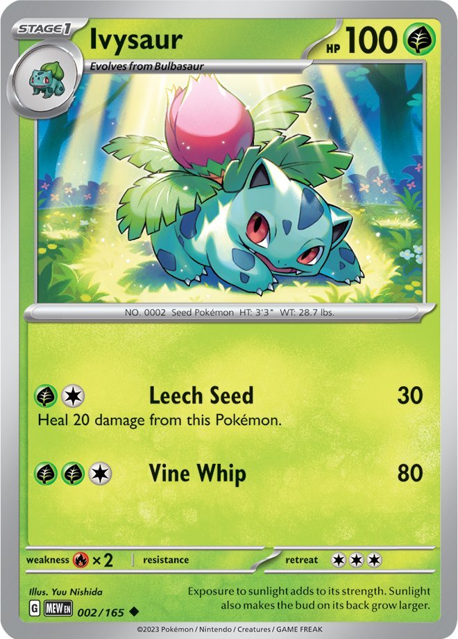 Ivysaur (002/165) [Scarlet & Violet: 151] | Mindsight Gaming