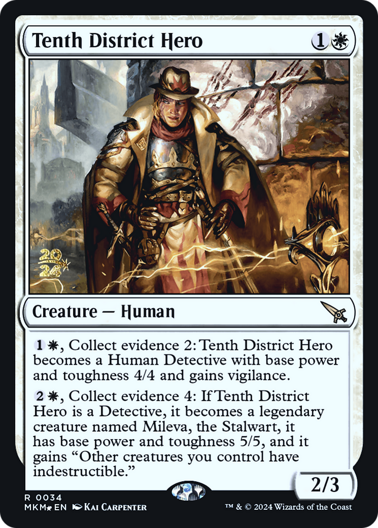 Tenth District Hero [Murders at Karlov Manor Prerelease Promos] | Mindsight Gaming