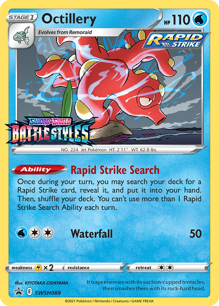 Octillery (SWSH089) (Prerelease Promo) [Sword & Shield: Black Star Promos] | Mindsight Gaming