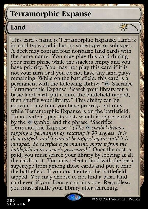 Terramorphic Expanse (Full Text) [Secret Lair Drop Promos] | Mindsight Gaming