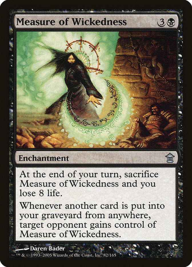 Measure of Wickedness [Saviors of Kamigawa] | Mindsight Gaming