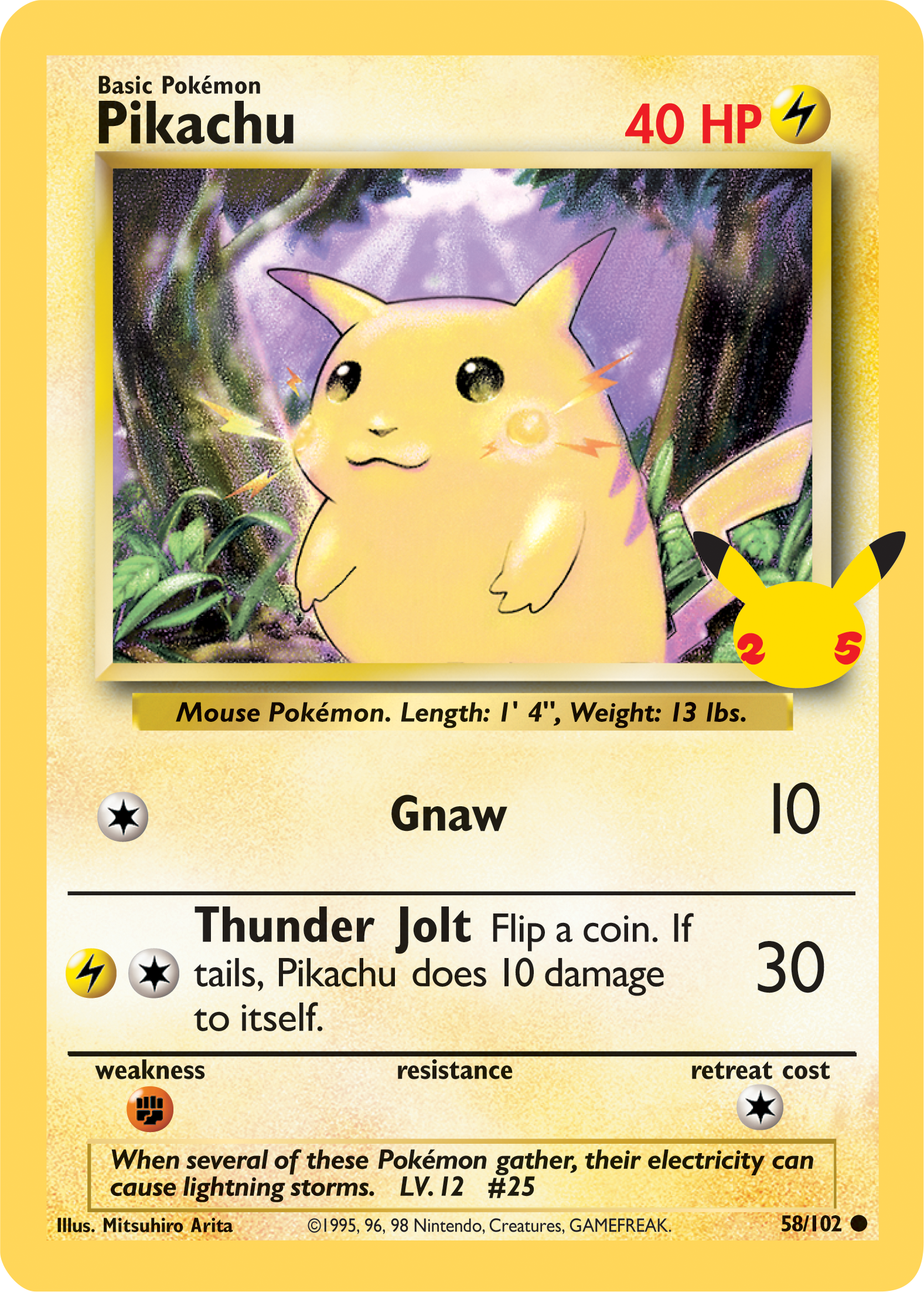 Pikachu (58/102) (Jumbo Card) [First Partner Pack] | Mindsight Gaming