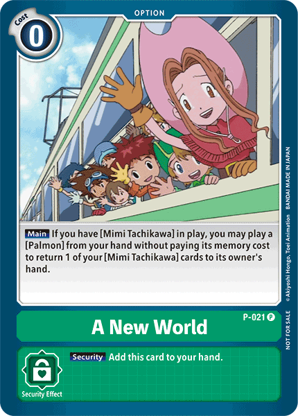 A New World [P-021] [Promotional Cards] | Mindsight Gaming