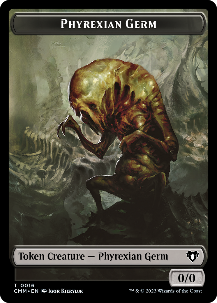 Phyrexian Germ Token [Commander Masters Tokens] | Mindsight Gaming