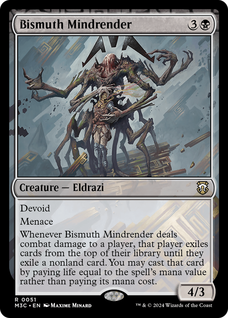 Bismuth Mindrender (Ripple Foil) [Modern Horizons 3 Commander] | Mindsight Gaming