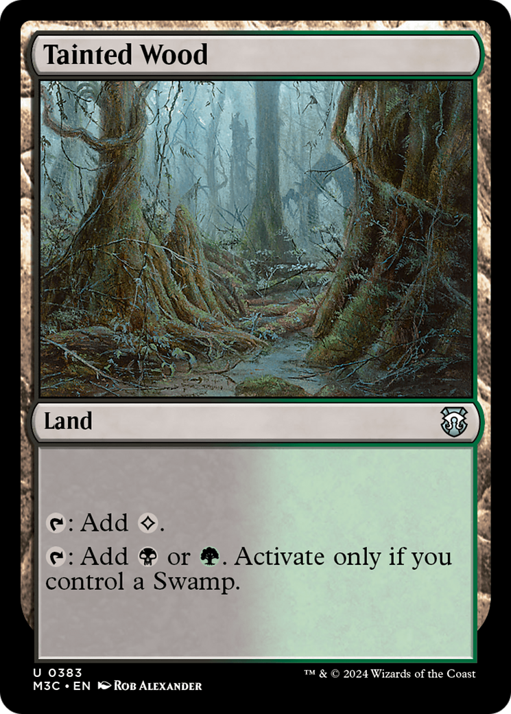 Tainted Wood (Ripple Foil) [Modern Horizons 3 Commander] | Mindsight Gaming