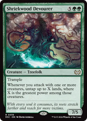 Shriekwood Devourer (Extended Art) [Duskmourn: House of Horror Commander] | Mindsight Gaming