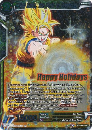 Son Goku, the Path to Godhood (Gift Box 2019) (BT8-068) [Promotion Cards] | Mindsight Gaming