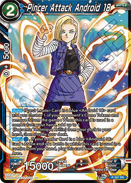 Pincer Attack Android 18 (P-297) [Tournament Promotion Cards] | Mindsight Gaming