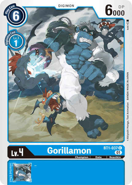 Gorillamon [BT1-037] (Alternative Art) [Starter Deck: Ulforce Veedramon] | Mindsight Gaming