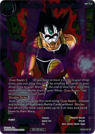 Masked Saiyan, the Mysterious Warrior (Metallic Foil) (Event Pack 2018) (EX02-02) [Promotion Cards] | Mindsight Gaming