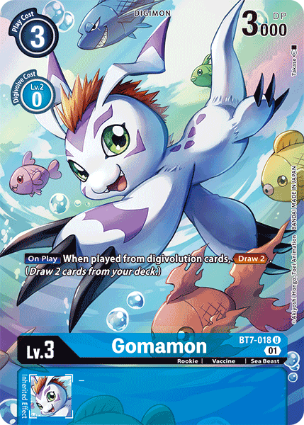 Gomamon [BT7-018] (Alternate Art) [Next Adventure] | Mindsight Gaming