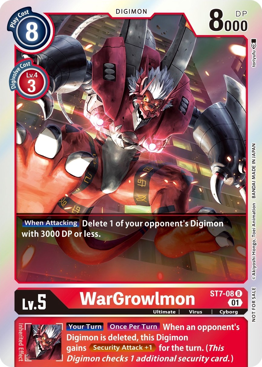 WarGrowlmon [ST7-08] (Gen Con 2022) [Starter Deck: Gallantmon Promos] | Mindsight Gaming