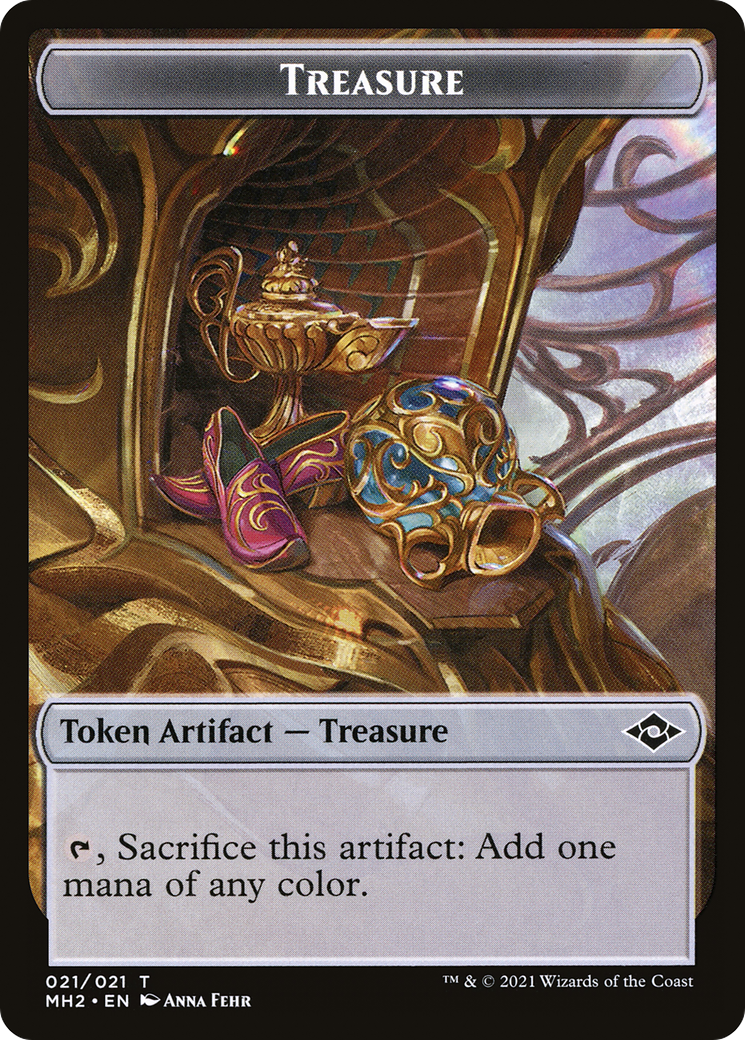 Treasure // Daretti Emblem Double-Sided Token [Secret Lair Drop Series] | Mindsight Gaming