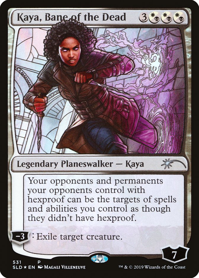 Kaya, Bane of the Dead (Stained Glass) [Secret Lair Drop Promos] | Mindsight Gaming