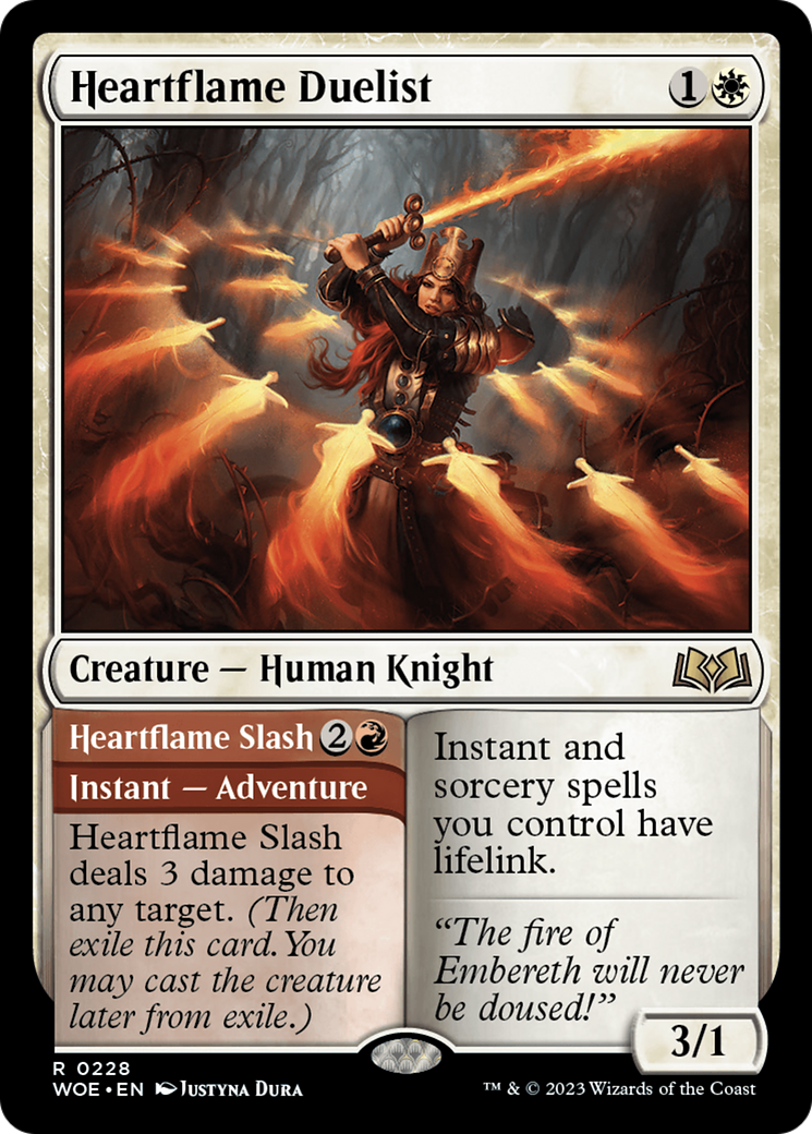 Heartflame Duelist // Heartflame Slash [Wilds of Eldraine] | Mindsight Gaming