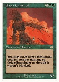 Thorn Elemental (Oversized) [Oversize Cards] | Mindsight Gaming